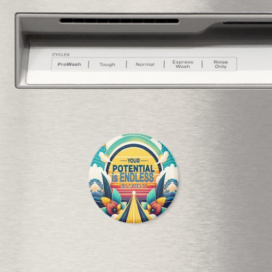 Aimant Votre potentiel est illimité (In Situ (Lave-vaisselle))