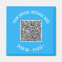 Votre QR Code Scan texte personnalisé Surprise Mag