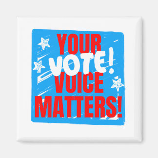 Aimant Votre Vote/Voix Compte !
