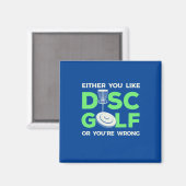 Aimant Vous Aimez Disk Golf (Recto/Verso)