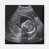 Aimant Vous allez être une GRANDMA Pregnant Sonogramme PH (Devant)