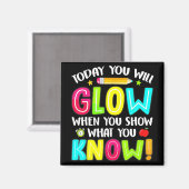 Aimant Vous Allez Glow Fundy Test Test Test Jour Enseigna (Recto/Verso)