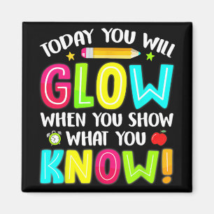 Aimant Vous Allez Glow Fundy Test Test Test Jour Enseigna