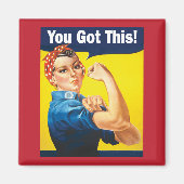 Aimant Vous Avez Ce Soutien Encourageant Rosie (Devant)