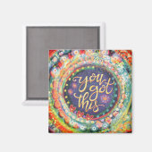 Aimant Vous Avez Cette Jolie Inspiribilité Colorée (Recto/Verso)