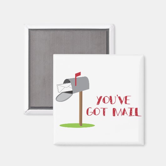 Aimant Vous avez du courrier (Recto/Verso)