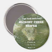 Aimant Vous avez l'air délicieux Hickory Creek Heifer (Recto/Verso)