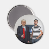 Aimant Vous avez rencontré le président Donald Trump | Aj (Recto/Verso)