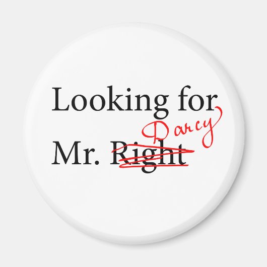 Aimant Vous cherchez M. Darcy (Devant)