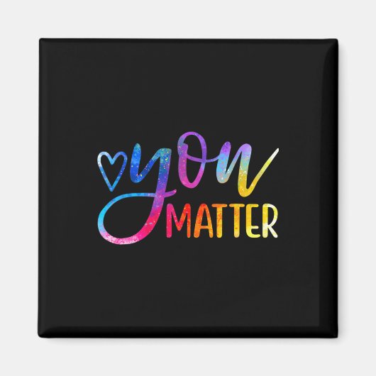 Aimant Vous Comptez - Inspiration pour la Sensibilisation (Devant)