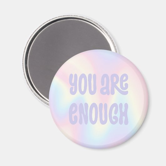 Aimant Vous êtes assez inspirant pastel pastel arc-en-cie (Recto/Verso)