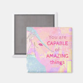 Aimant Vous êtes capable de choses Extraordinaires Art mo (Recto/Verso)