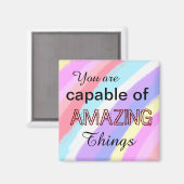 Aimant Vous êtes capable de choses Extraordinaires Rainbo (Recto/Verso)