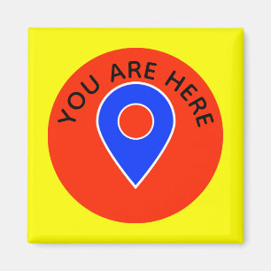 Aimant Vous êtes ici localisateur Marqueur de portes de c