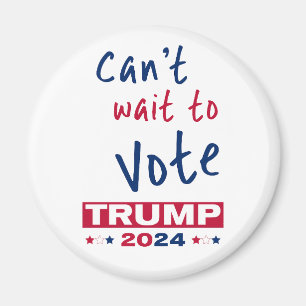 Aimant Vous êtes impatient de voter TRUMP 2024