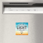 Aimant Vous êtes la Lumière du Monde, Bible Verse Design (In Situ (Lave-vaisselle))