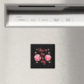 Aimant Vous êtes le 6 à mon 7 drôle de la Saint-Valentin (In Situ (Lave-vaisselle))