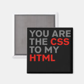 Aimant Vous êtes le CSS de mon HTML (Recto/Verso)
