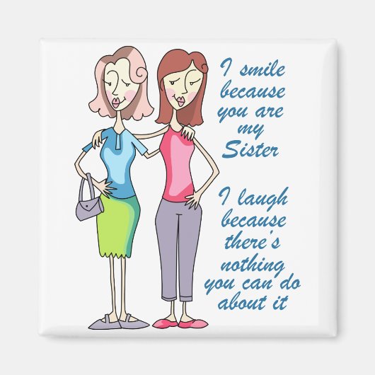 Aimant Vous êtes ma soeur (Devant)