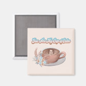 Aimant Vous êtes mon café bohème calme (Recto/Verso)