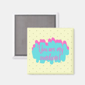 Aimant Vous êtes mon Carré Sunshine (Recto/Verso)