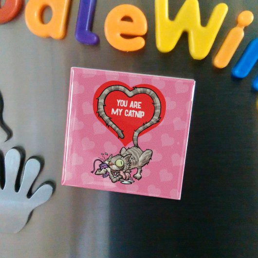 Aimant Vous êtes mon chien drôle Cartoon de chat de Saint