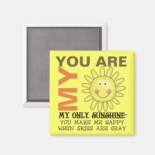 Aimant Vous Êtes Mon Soleil (Recto/Verso)