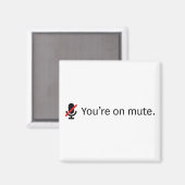 Aimant Vous êtes muets. (Recto/Verso)