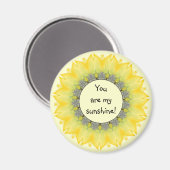 Aimant Vous êtes My Sunshine, Sunflower Encouragement (Recto/Verso)