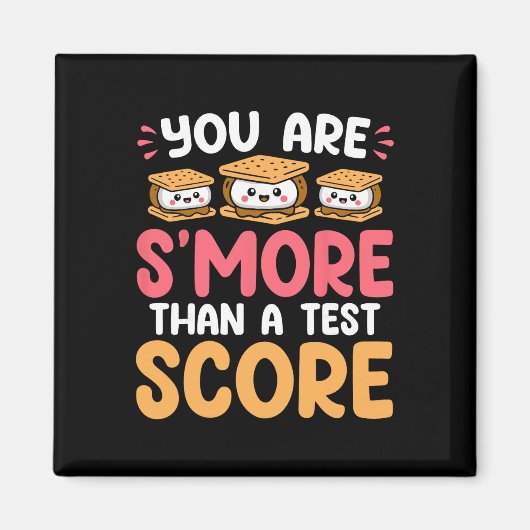 Aimant Vous êtes plus qu'un score de test - Jour d'examen (Devant)