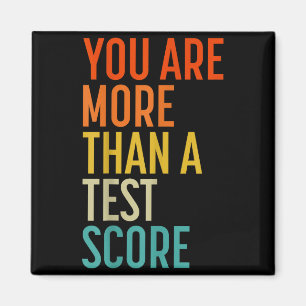 Aimant Vous êtes plus qu'un score de test Vintage Profess