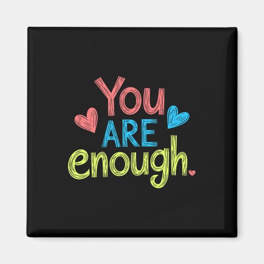Aimant Vous êtes suffisant, Message positif, Motivation p (Devant)