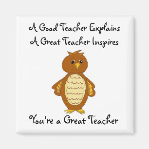 Aimant Vous êtes un excellent professeur