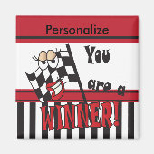 Aimant Vous êtes un gagnant | Enseignant (Devant)