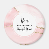 Aimant Vous faites une différence Rose Blush Agate Aquare (Devant)