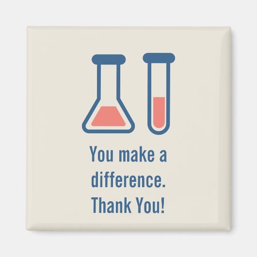 Aimant Vous faites une différence Science Médicale (Devant)