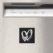 Aimant Vous Green Heart Point-virgule Sensibilisation à l (In Situ (Lave-vaisselle))