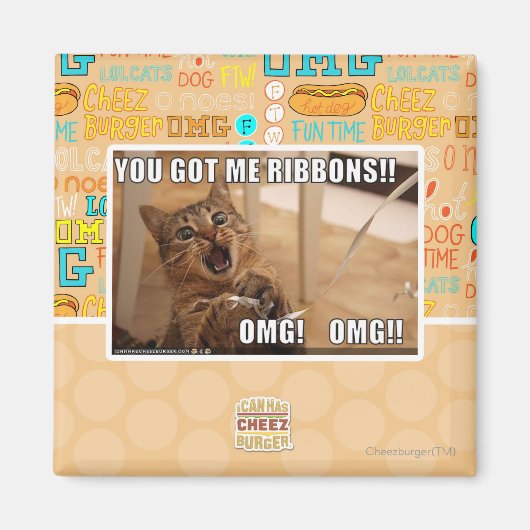 Aimant Vous m'avez des rubans ! ! (Devant)