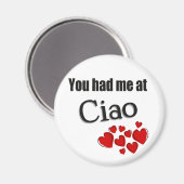 Aimant Vous m'avez eu à Ciao Italian Hello (Recto/Verso)
