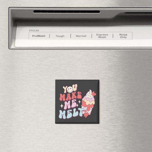 Aimant Vous Me Faites Fondre - Funny Valentines Day Ice C (In Situ (Lave-vaisselle))