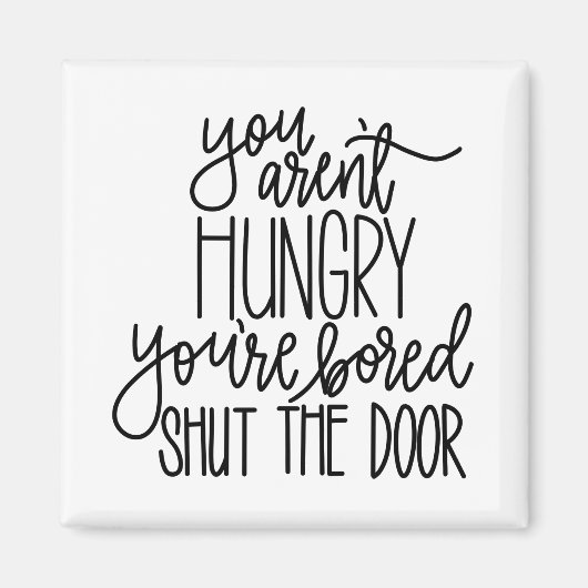 Aimant Vous n'avez pas faim d'aimant (Devant)