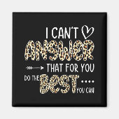 Aimant Vous ne pouvez pas répondre que pour vous faire le (Devant)