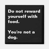 Aimant Vous n'êtes pas un chien. (Devant)