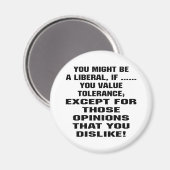 Aimant Vous Pourriez Être Libéral Si.... (Recto/Verso)