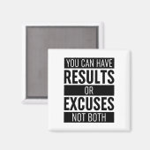 Aimant Vous Pouvez Avoir Des Résultats Ou Excuser Pas Les (Recto/Verso)