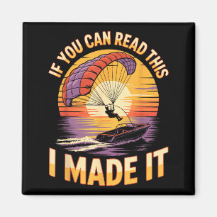 Aimant Vous pouvez lire ce parasailer parapente bateau P