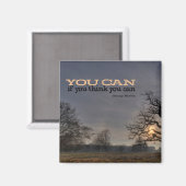 Aimant Vous Pouvez Motiver L'Aimant (Recto/Verso)