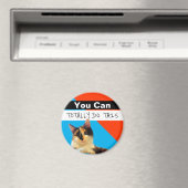 Aimant Vous Pouvez Totalement Faire Ce Cute Kitten Bleu O (In Situ (Lave-vaisselle))