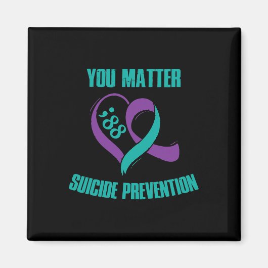 Aimant Vous Problème 988 Prévention du suicide Prévention (Devant)