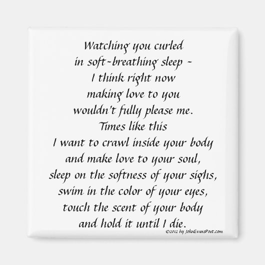 Aimant Vous regardez dormir (Devant)